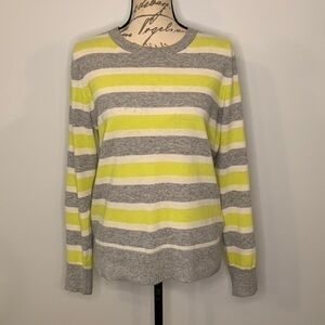 Banana Republic Italian merino wool blend striped sweater M